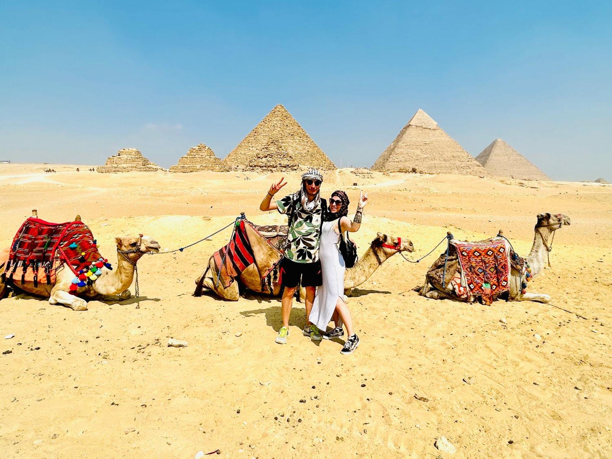 Global Pyramids View Inn Kafrat al Jabal Экстерьер фото